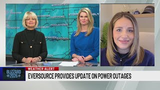 Eversource provides update on power outages amid blizzard in Connecticut