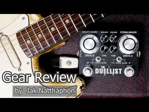 Kingtone "The Duellist" pedal OverDrive / Gear Review by Jak Natthaphon