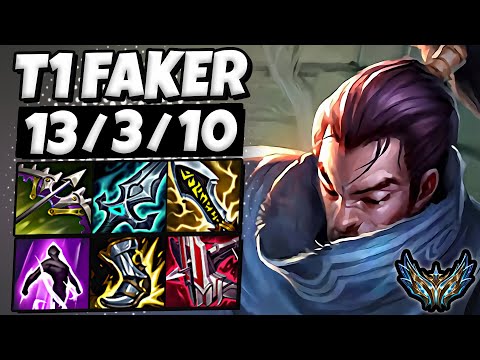 T1 Faker Yasuo vs Sylas [ MID ] Patch 25.11 Korea Challenger
