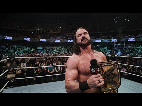 EXCLUSIVE: Drew McIntyre celebrates his WWE Title win in Glasgow