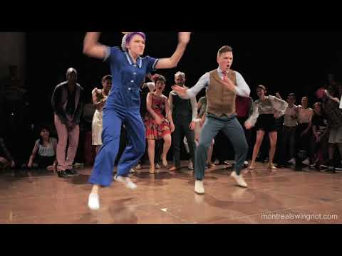 Montreal Swing Riot 2016 - Vintage vs Modern Street Dancers Part 2 of the invitational Battle #Dance