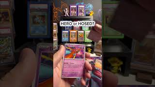 HERO or HOSED…Is Chaos Rising Mid…Im opening for YOUR Entertainment🫡 #pokemoncards #chaosrising