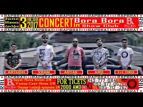 Vram / Aro - All Eyez On Me 2017  (Concert in Bora Bora)