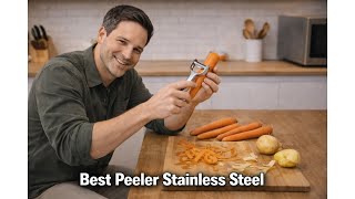 🧑🍳 Honsen Stainless Steel Vegetable Peeler Review: Does It Make Peeling Easier? 🥕