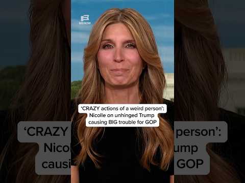 ‘Crazy actions of a weird person’: Nicolle on unhinged Trump causing BIG trouble for GOP