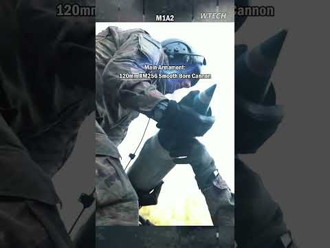 Ammunition loading and firing with Abrams tank | military training