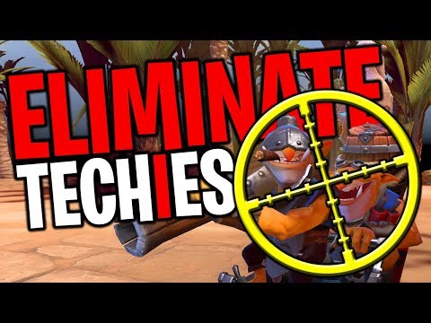 Eliminate Techies - DotA 2 Funny Moments