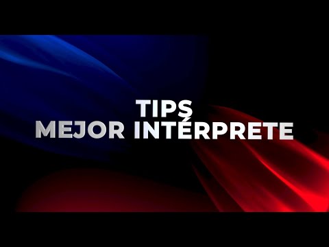 Tips Mejor Int&eacute;rprete TalenPro 2023