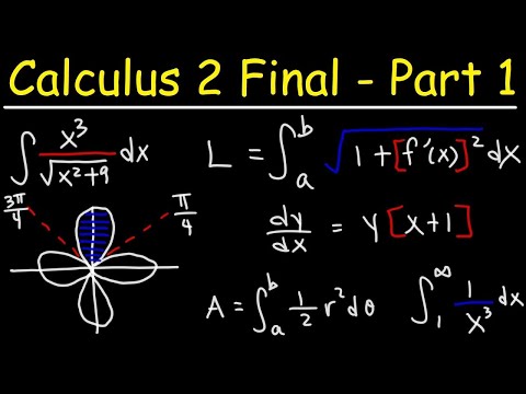 Calculus 2 Final Exam Review - Video