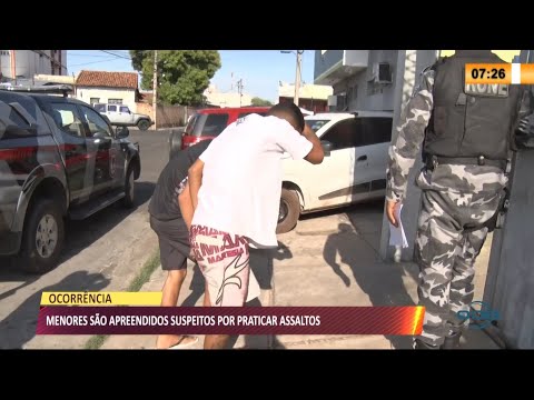 Menores saÌƒo apreendidos suspeitos por praticar assaltos 15 10 2021
