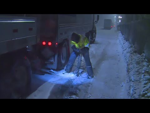 Winter storm makes driving conditions tough on I-80