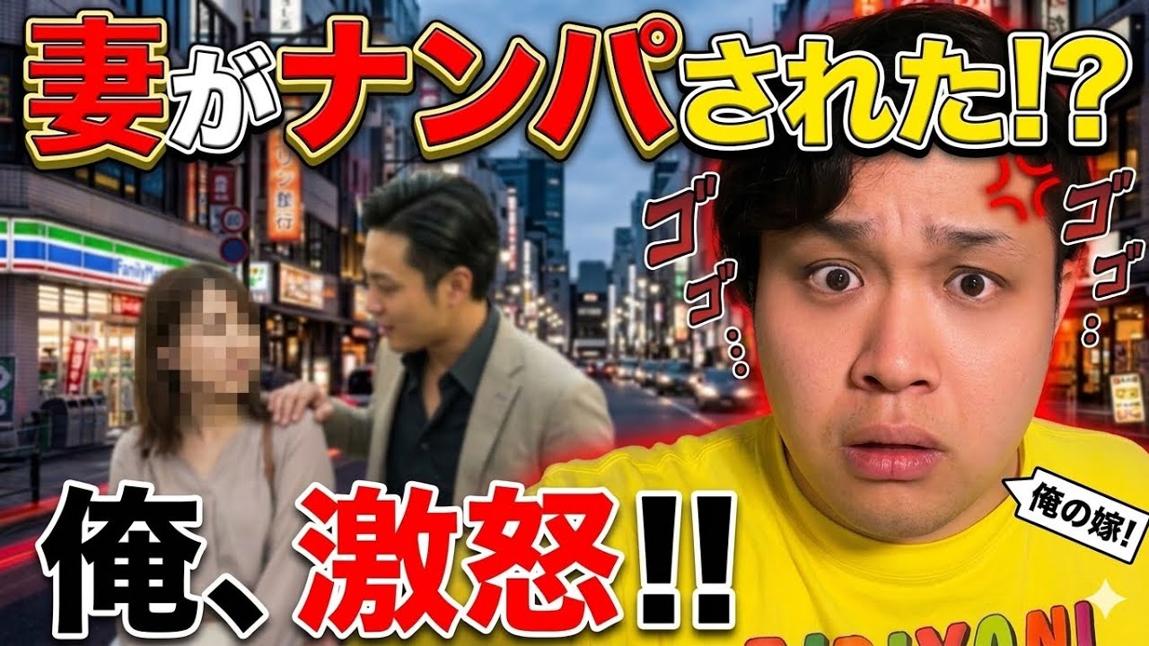 【激怒】奥さんがナンパされて後をつけられたので本人に事情聴取します