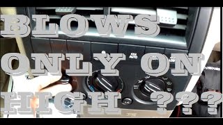 How to replace 06-10 Ford Explorer Blower motor Resistor