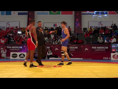 Quarterfinal FS - 86 kg: Pedro Francisco CEBALLOS FUENTES (VEN) df. Igor MALIQUINE (ARG) by TF, 13-2