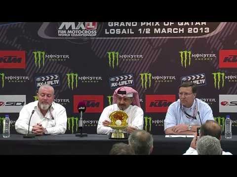 MXGP of Qatar 2013 - Press Conference - Launching The Event - Motocross