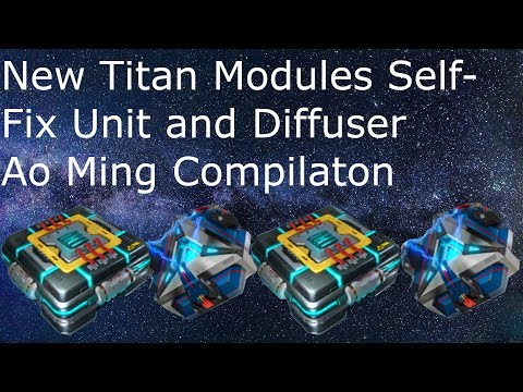 New Titan Modules Diffuser and Self-fix unit Plus Ao Ming Compilation. War Robots Test Server.