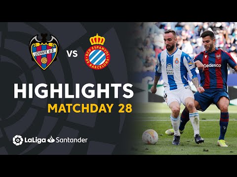 Highlights Levante UD vs RCD Espanyol (1-1)