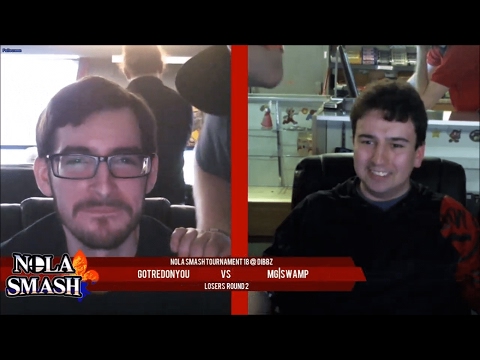 NOLA Smash 18: Losers Round 2 - GotRedOnYou vs MG|Swamp