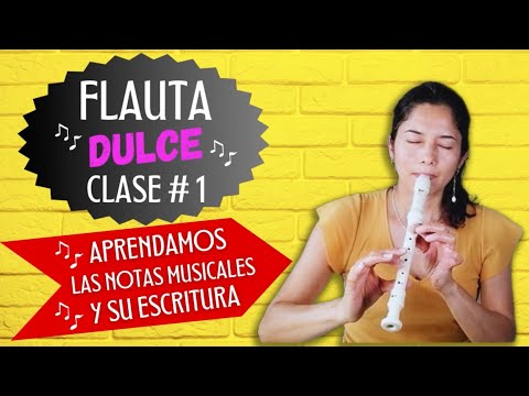 FLAUTA DULCE CLASE Nº 1 "LOS SONIDOS Y SU ESCRITURA"