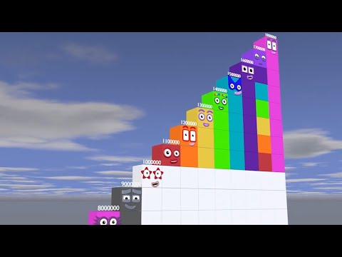 New Meta Numberblocks Step Squad NEW 80 to 80,000,000 BIGGEST - The Amazing Step Squad Numberblocks