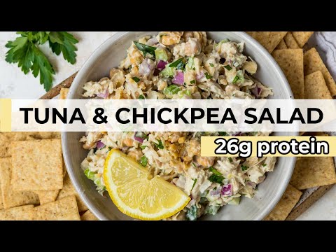 Ultimate Protein-Packed Tuna Chickpea Salad for Lunch!