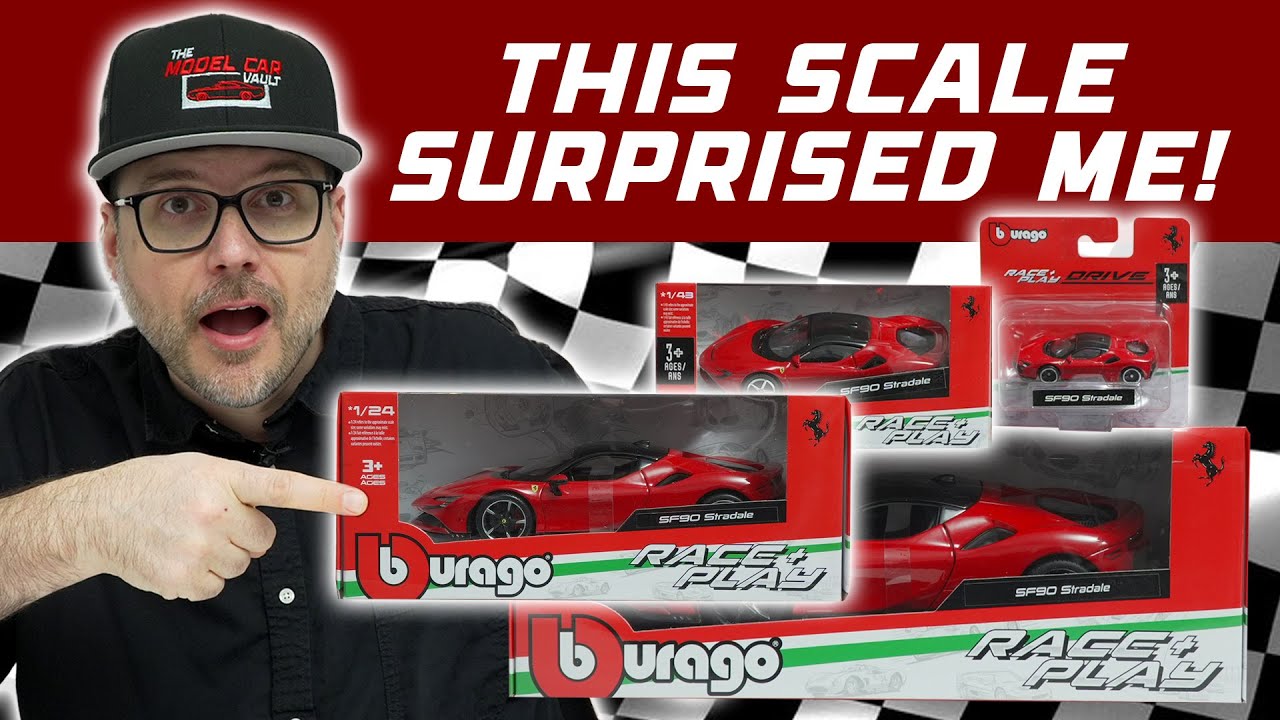 Toys Or Collectibles? I Tested Bburago RACE & PLAY Ferrari's in Every Scale!