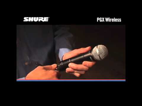 Shure PGX wireless mic