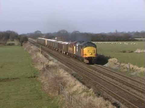 37698+37521 Newton Hall 6K22 1152 Penmaenmawr - Crewe Basford Hall 20 February 2001