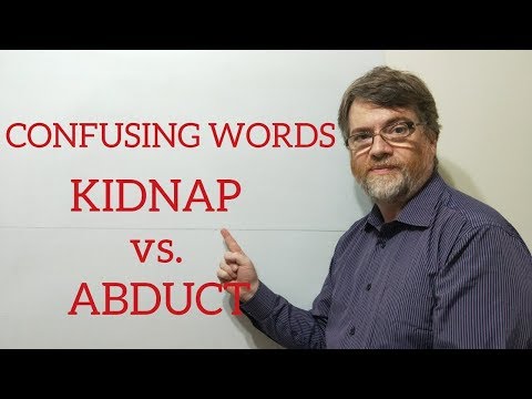 English Tutor Nick P Lesson (242) The Difference Between Kidnap and Abduct