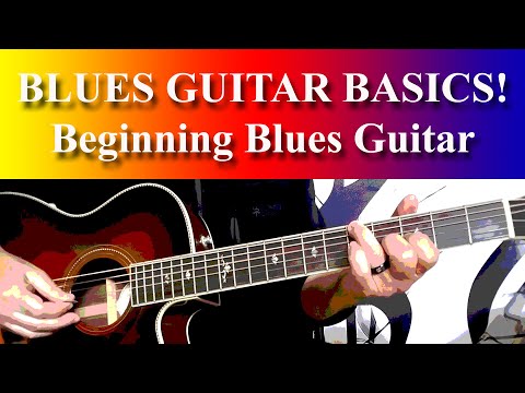 BLUES GUITAR BASICS - Beginning Blues Guitar Lesson #bluesguitarlessons#beginningbluesguitar