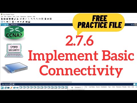 2.7.6 Packet Tracer - Implement Basic Connectivity || Cisco Network Academy || DCN LAB Manual