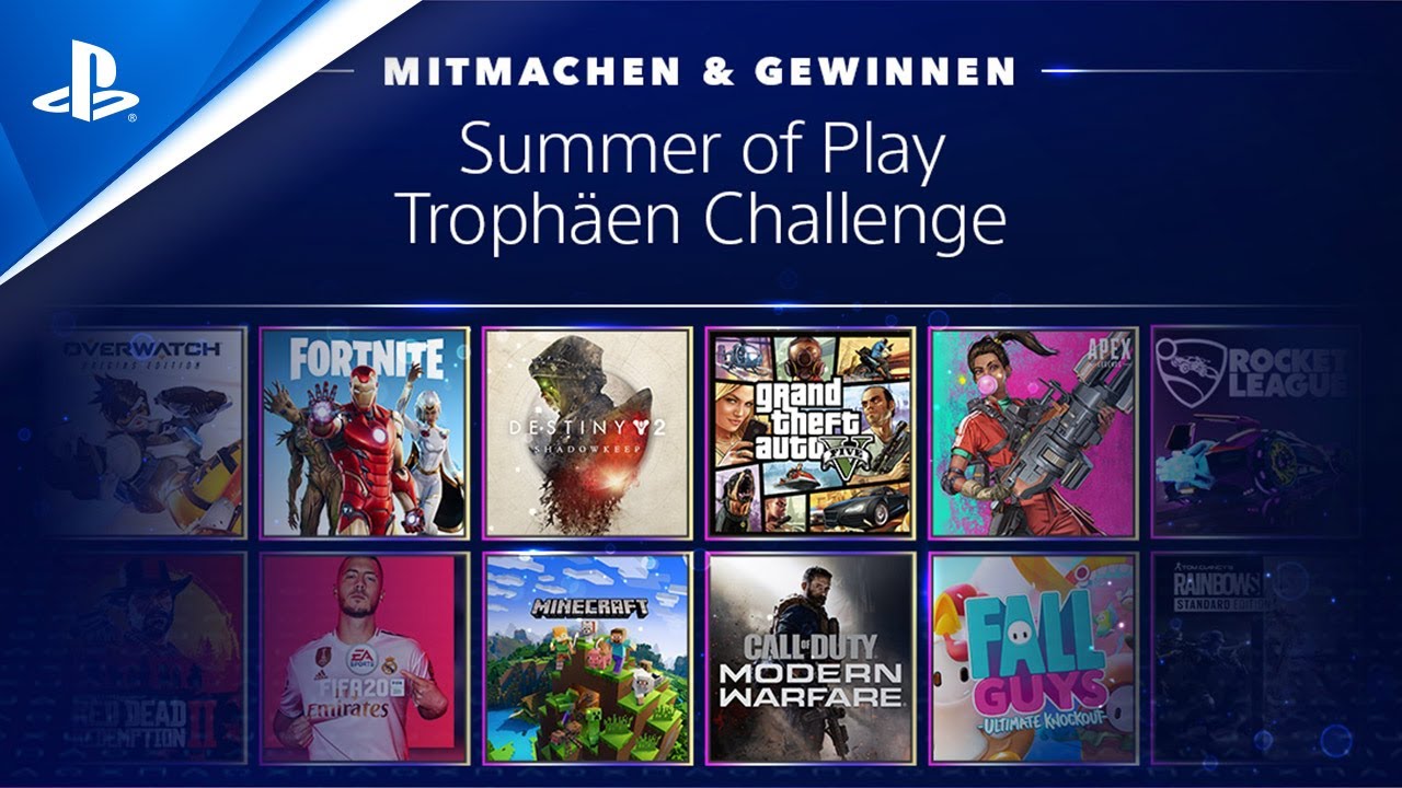 Die 3. Runde der Summer of Play Trophäen Challenge ist da