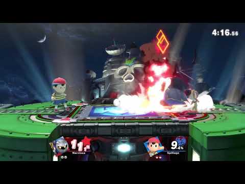 Narcissa (Meta Knight) vs Spillage (Ness)