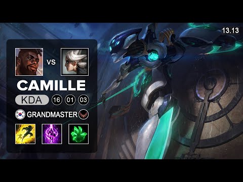 Camille vs K'Sante Top - KR Grandmaster - Patch 13.13 Season 13