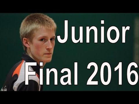 MARCHAL Nicolas B0 - PIERAERT Valentin B0 Junior Final 2016 Belgium