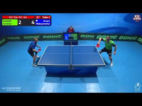 08:00 Anatolii Levshyn 3-1 Artem Maksymenko West 1 WIN CUP 11.12.2022 | TABLE TENNIS WINCUP