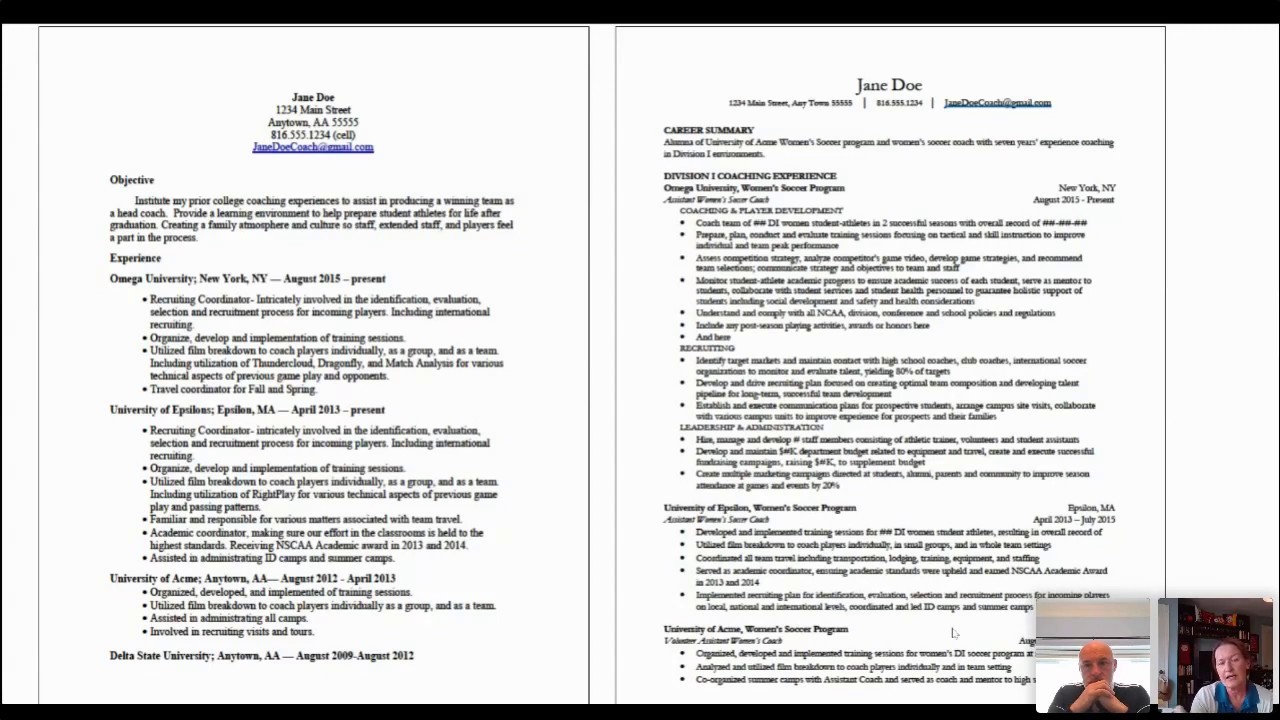 Match Day: Resume Building w/ Tess Surprenant - YouTube