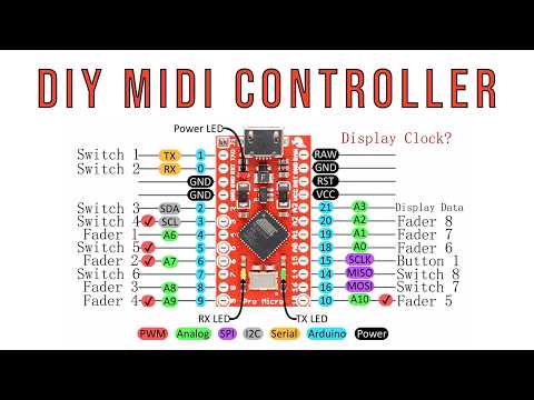 DIY MIDI Controller: BF-8 Build with Arduino