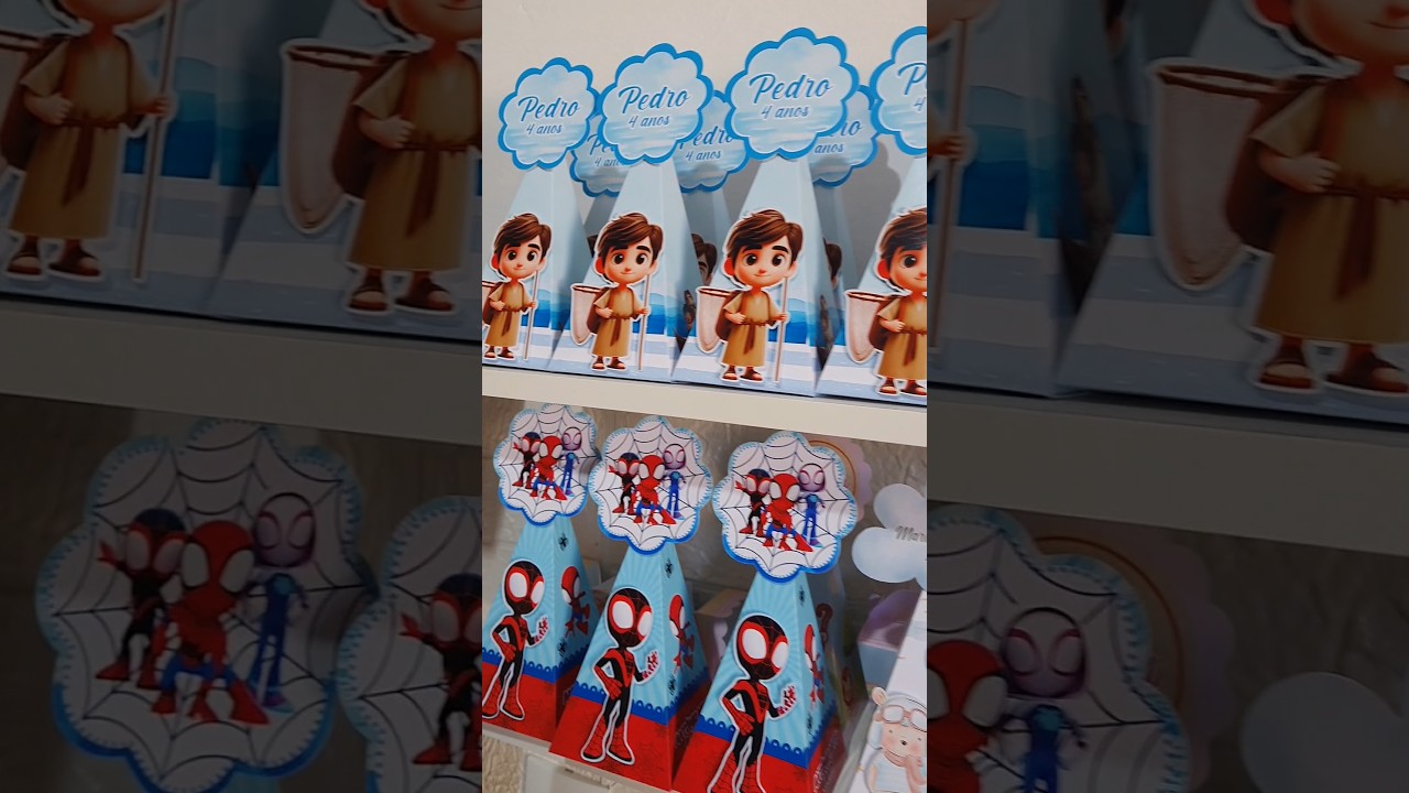 Pyramids with appliqués - personalized for parties