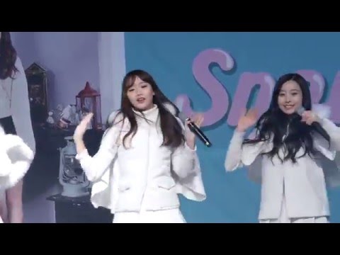 160109 에이프릴 대전 팬싸인회 나은-스노우맨(snow man).4k