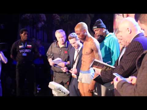 ZOLANI TETE v PAUL BUTLER OFFICIAL WEIGH IN & HEAD TO HEASD / MERSEY BOYS