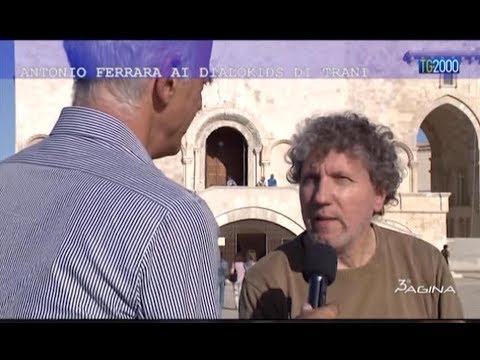 Antonio Ferrara ai Dialokids di Trani - Terza pagina del 27 settembre 2017