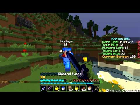 UHC Highlights #6 - 15 kills!!