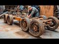 Man Builds AMPHIBIOUS Vehicle From Old Car Parts By DonnDIY