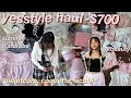 $700 HUGE YESSTYLE try-on haul 🩰 (40+ items) trendy, aesthetic clothes + kbeauty *coquette, acubi*