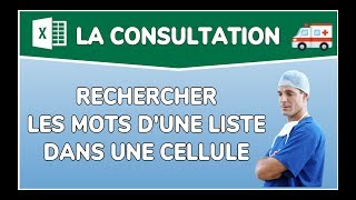 DÉTECTER SI UNE CELLULE EXCEL CONTIENT UN OU PLUSIEURS MOTS [LA CONSULTATION #8]- DOCTEUR EXCEL