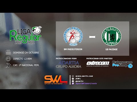 CP Paideuterion Vs UB Pacense | 1ª Nacional Fem | 24/10/2021