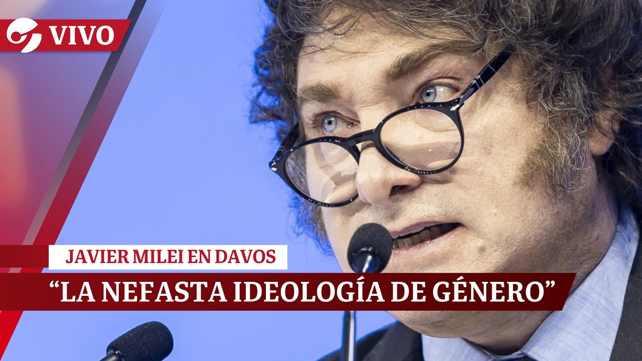 JAVIER MILEI EN DAVOS: "La IDEOLOGÍA WOKE es el CÁNCER que hay que EXTIRPAR"