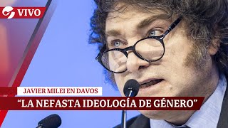 JAVIER MILEI EN DAVOS: "La IDEOLOGÍA WOKE es el CÁNCER que hay que EXTIRPAR"