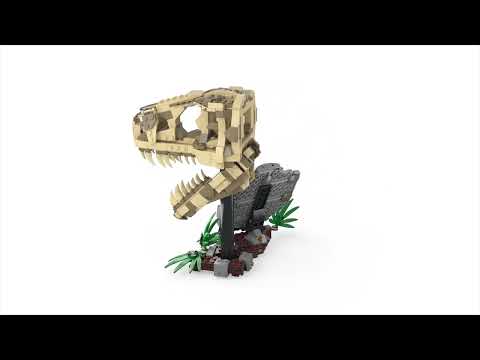 Конструктор LEGO Jurassic World Окаменелости динозавров: череп тиранозавра (76964)